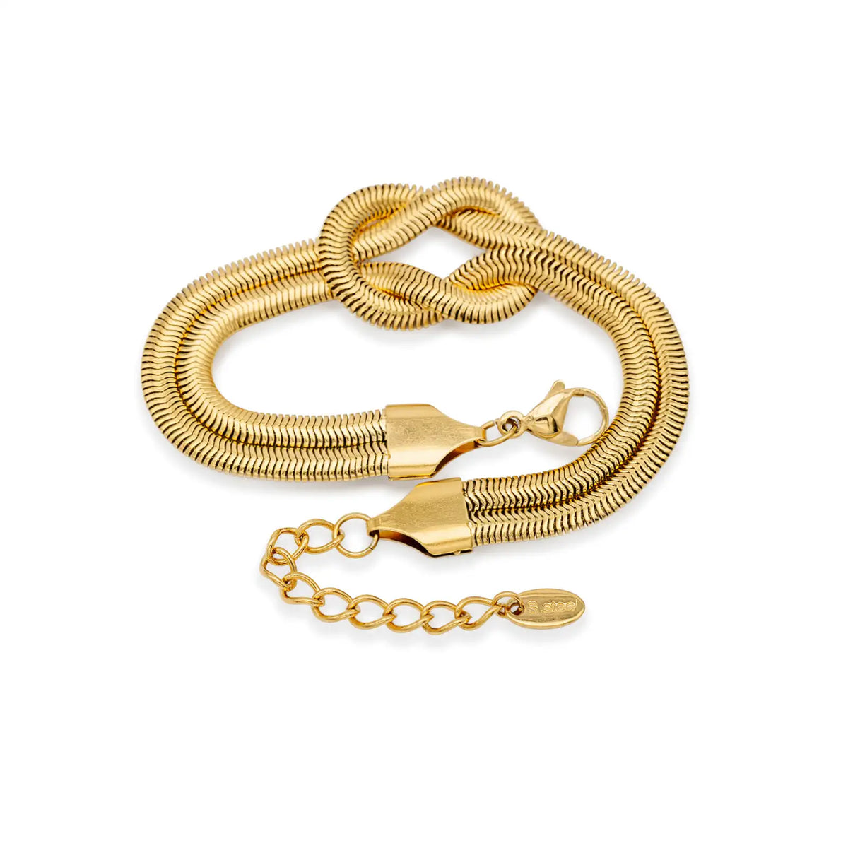 Knotenarmband goldfarben – Verbindung, die bleibt
