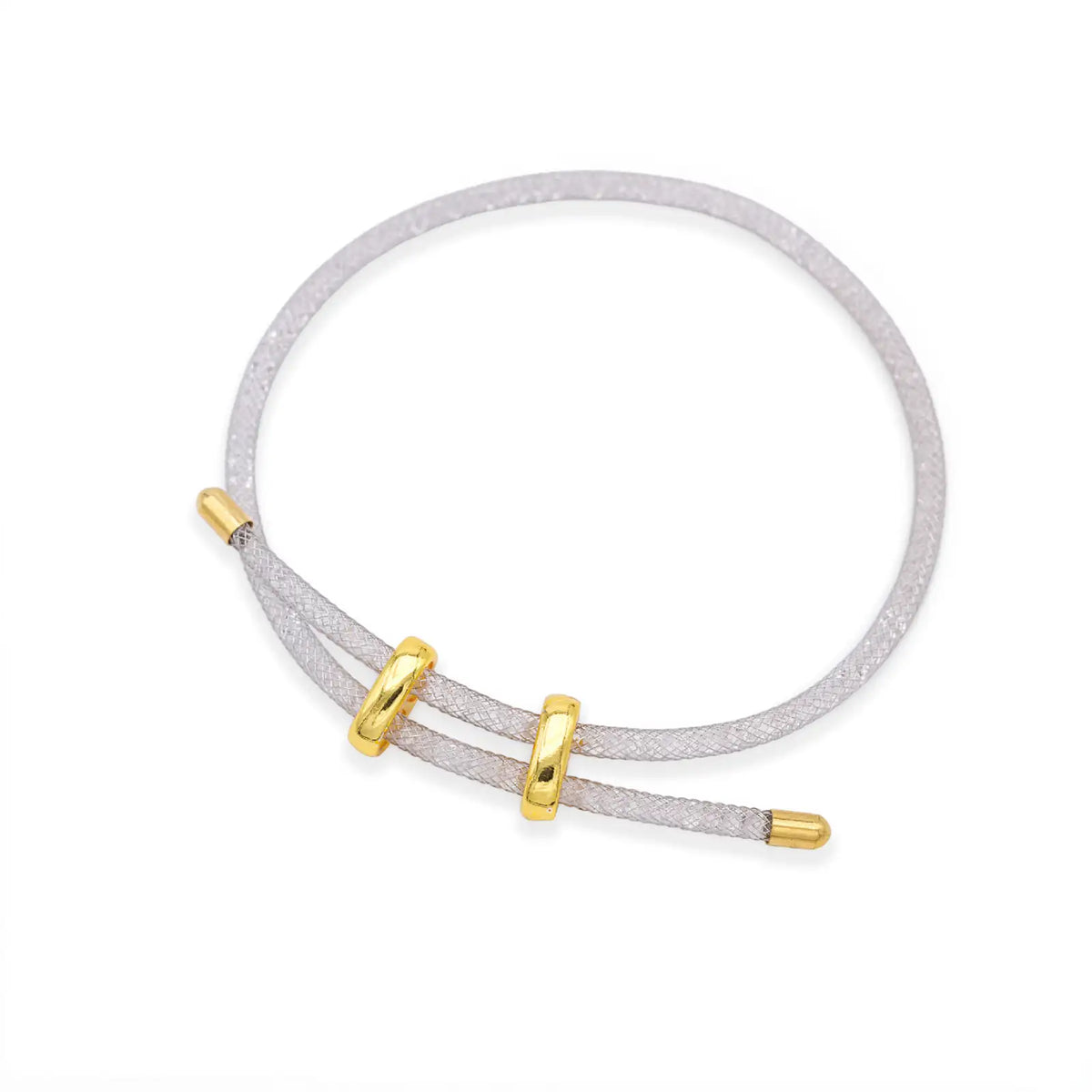 Armband Mesh mit goldfarbenen Akzenten