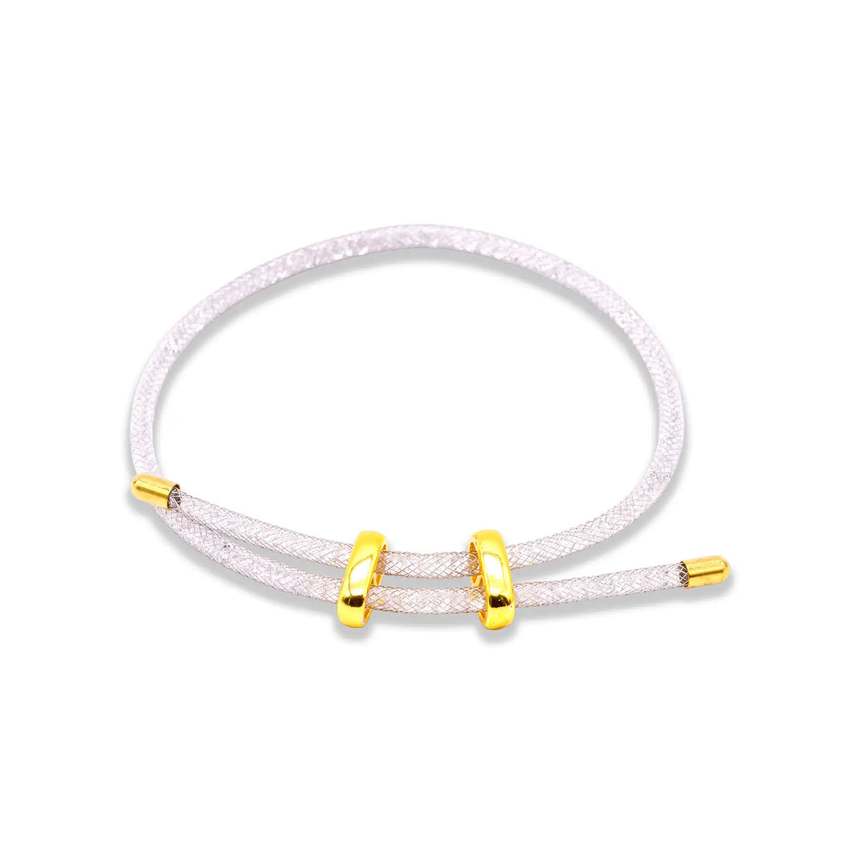 Armband Mesh mit goldfarbenen Akzenten