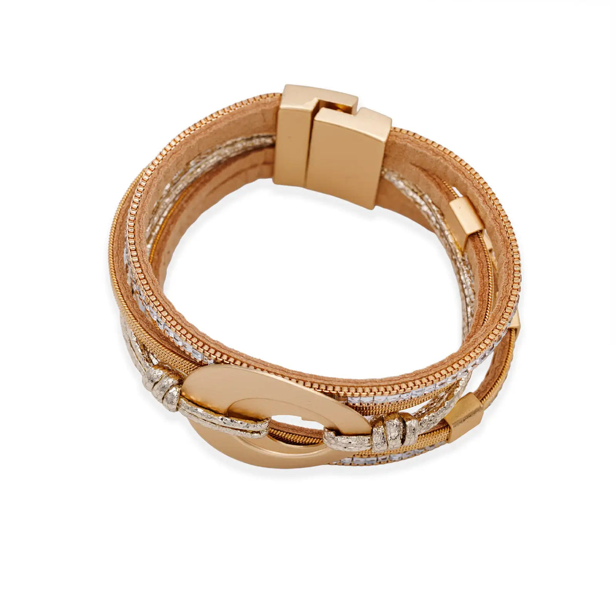 Armband goldfarben mit Magnetverschluss