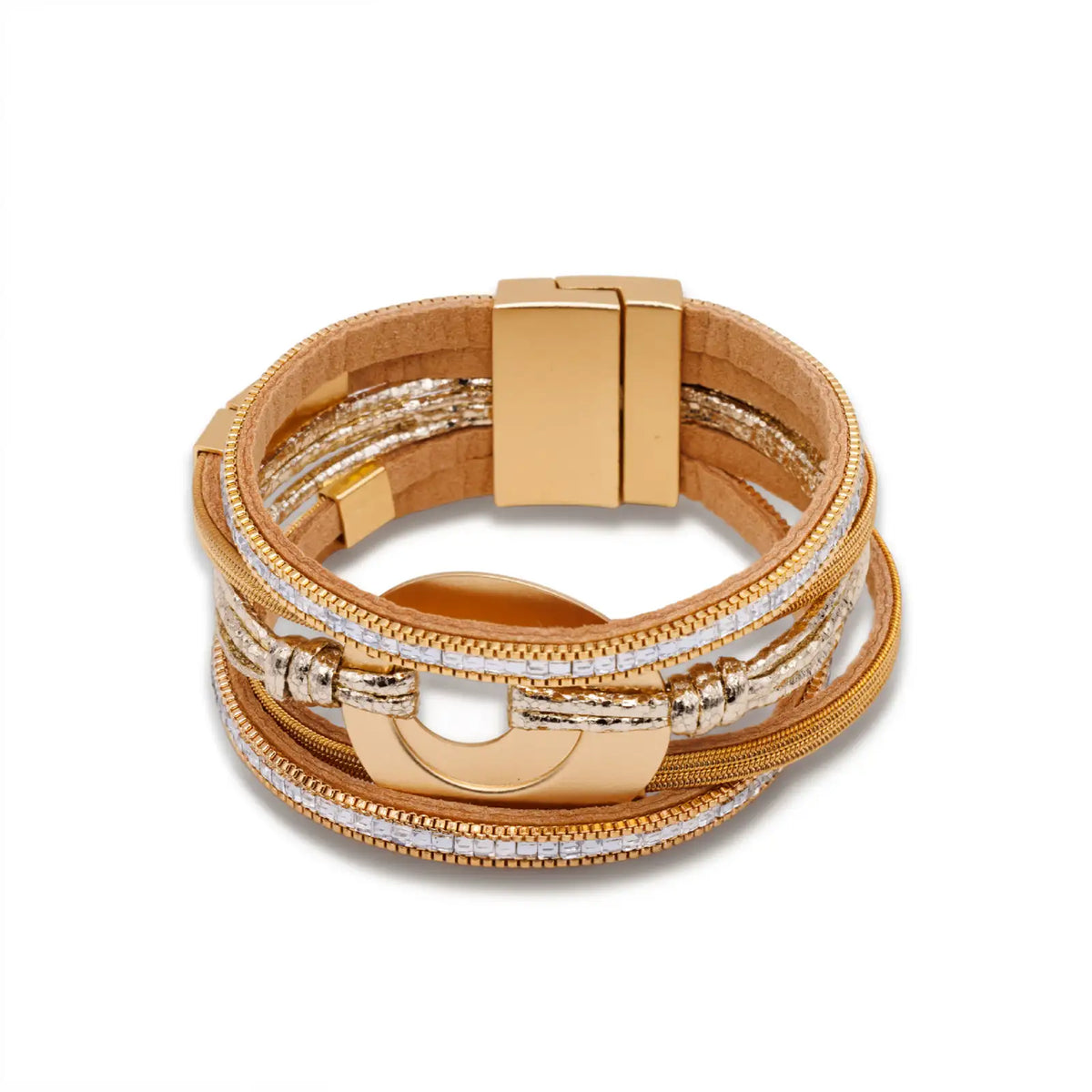Armband goldfarben mit Magnetverschluss