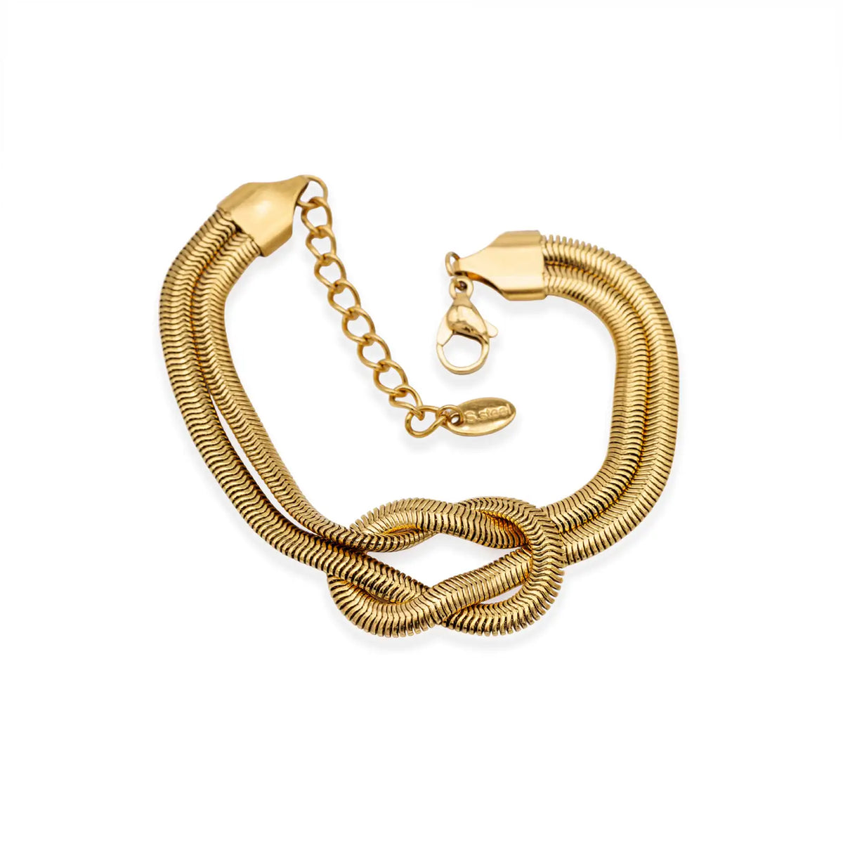 Knotenarmband goldfarben – Verbindung, die bleibt
