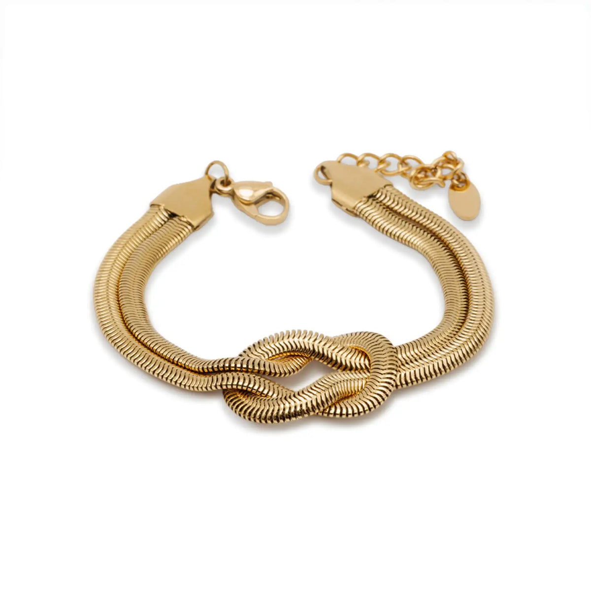 Knotenarmband goldfarben – Verbindung, die bleibt