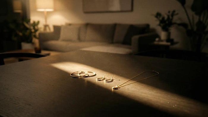 Welcher Schmuck wirkt bei gedimmtem Licht am Abend?